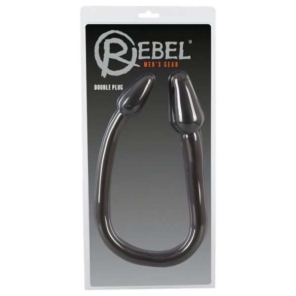 Rebel Plug Duplo - Dildo Anal de Cone Duplo (preto)