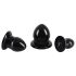 You2Toys - Kit de Plugues de Expansão - conjunto anal - 3 peças (preto)