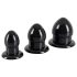 You2Toys - Kit de Plugues de Expansão - conjunto anal - 3 peças (preto)