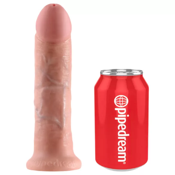 King Cock - cintaralho com dildo 20cm - cor natural