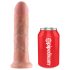 King Cock Strap-on 8 - dildo com cinto - cor natural