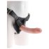 King Cock Strap-on 8 - dildo com cinto - cor natural