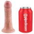 King Cock Strap-on 6 - Dildo com Arnês - Natural