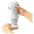 TENGA Flex - masturbador masculino - textura flexível - branco