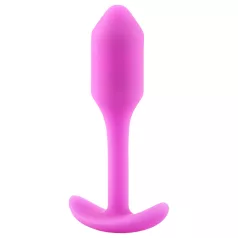 b-vibe - plug anal com peso interno 55g - silicone pink