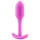 b-vibe - plug anal com peso interno 55g - silicone pink