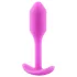b-vibe - plug anal com peso interno 55g - silicone pink