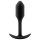 Plug Snug 1 - Estímulo Anal com Peso Interno (55g) - Preto