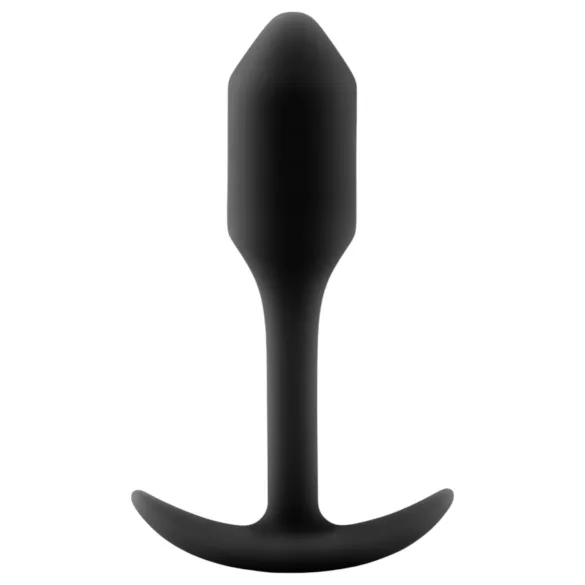 b-vibe Snug Plug 1 - plug anal com peso interno (55g) - preto