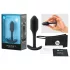 b-vibe Snug Plug 1 - plug anal com peso interno (55g) - preto
