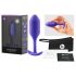 Plug Snug 2: dupla sensação anal (114g) - lilás