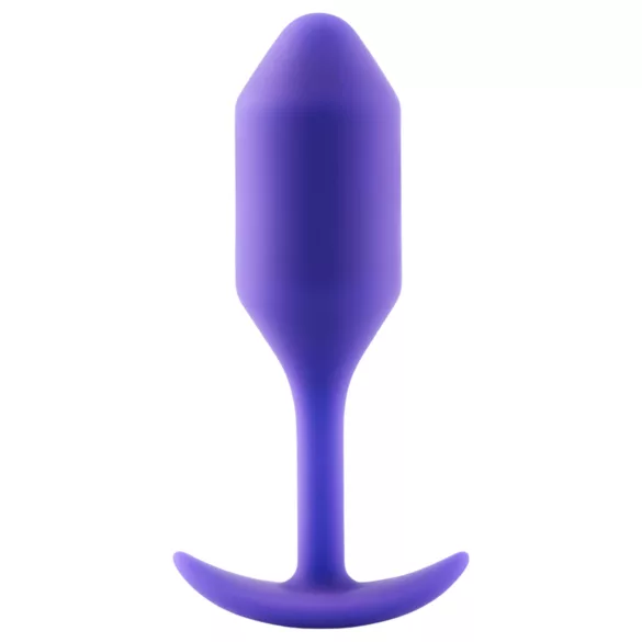 b-vibe - plug anal dupla bola - 114g - roxo