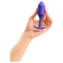 b-vibe - plug anal dupla bola - 114g - roxo