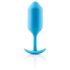 b-vibe Snug Plug 3 - Plug Anal Duplo (180g) - Azul