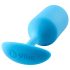 b-vibe Snug Plug 3 - Plug Anal Duplo (180g) - Azul