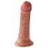 King Cock - dildo realístico 15 cm - marrom