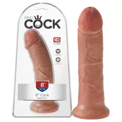 King Cock - dildo realístico 20cm - cor pele escura