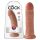 Dildo King Cock 8" (20 cm) - Tom Natural Escuro
