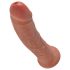 Dildo King Cock 8" (20 cm) - Tom Natural Escuro