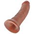 Dildo King Cock 8" (20 cm) - Tom Natural Escuro