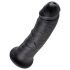 King Cock 8 Dildo (20 cm) - Preto