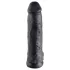 King Cock - dildo realístico com escroto - 30 cm - preto