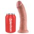 King Cock 8 Dildo (20 cm) - Natural