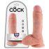 Dildo King Cock 20 cm - natural