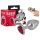 You2Toys - Diamond: Plug anal alumínio, 85g (prata-vermelho)