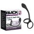 Anel Peniano & Anal Black Velvet - Preto Sedutor