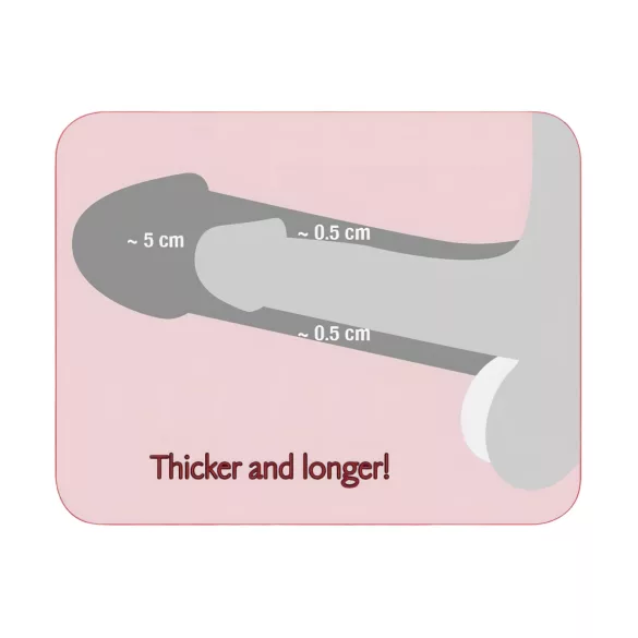 Nature Skin - Capa peniana com anel escrotal - estimulador masculino