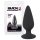Plug Anal Preto Velvet Pesado - 40g