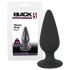 Plug Anal Preto Velvet Pesado - 40g