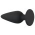 Plug Anal Preto Velvet Pesado - 40g