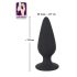 Plug Anal Preto Velvet Pesado - 40g