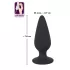Black Velvets - plug anal pesado 40g - silicone preto