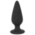 Black Velvets - plug anal com peso 75g - silicone preto