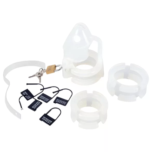 You2Toys - gaiola peniana de silicone - branca