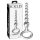 Icicles Nº 67 - Dildo de Vidro com Esferas (Transparente)