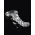 Icicles Nº 67 - Dildo de Vidro com Esferas (Transparente)