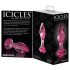 Icicles Nº 79 - Plug Anal de Vidro Cônico (Rosa)
