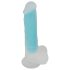 You2Toys Brilha no Escuro - Dildo com Ventosa Luminoso (Azul)
