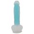 You2Toys Brilha no Escuro - Dildo com Ventosa Luminoso (Azul)