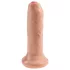 King Cock - dildo realístico 15 cm - cor natural