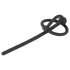 Penisplug - anel peniano com dilatador uretral oco - silicone preto