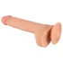 realistixxx - dildo realista com ventosa (22 cm, cor natural)