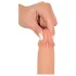 realistixxx - dildo realista com ventosa (22 cm, cor natural)