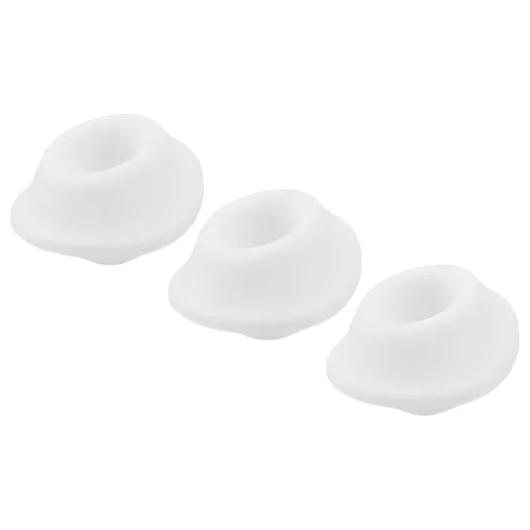 Womanizer Premium S - conjunto de bocais sucção - branco (3 unid)