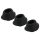 Conjunto Womanizer Premium M - Anéis de Sucção Pretos (3 Unidades)