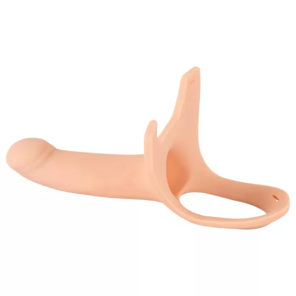 You2Toys - strap-on com dildo oco - tamanho M - cor natural